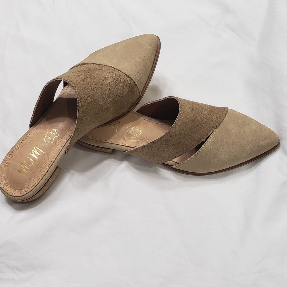 NEW Mi.iM Two Toned Beige Tan EPIC Mule 7.5 & 6 - Picture 5 of 8